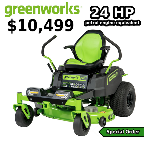 Greenworks 60V Battery Pro 42” Zero Turn Lawn Mower