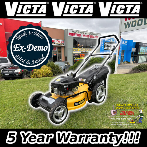 Victa Hurricane 20" 2 in 1 Mulch Catch Lawn Mower 4 Stroke Ex-Demo 5 Year Warranty